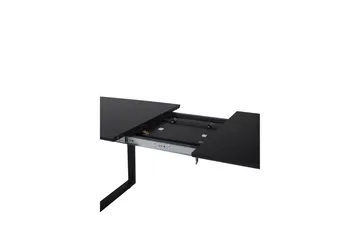 Inca Spisebord 160 cm Forlengningsbart - Sort - Møbler - Bord - Spisebord & kjøkkenbord