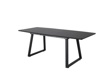 Inca Spisebord 160 cm Forlengningsbart - Sort - Møbler - Bord - Spisebord & kjøkkenbord