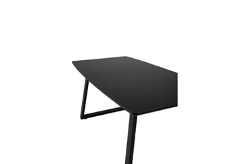 Inca Spisebord 160 cm Forlengningsbart - Sort - Møbler - Bord - Spisebord & kjøkkenbord