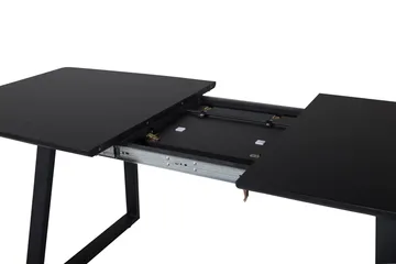 Inca Spisebord 160 cm Forlengningsbart - Sort - Møbler - Bord - Spisebord & kjøkkenbord