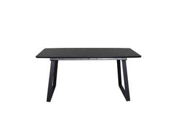 Inca Spisebord 160 cm Forlengningsbart - Sort - Møbler - Bord - Spisebord & kjøkkenbord