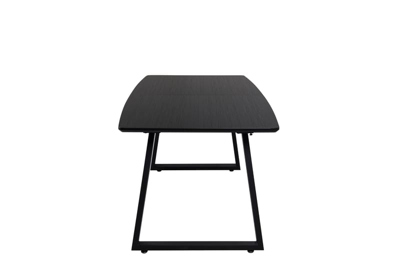 Inca Spisebord 160 cm Forlengningsbart - Sort - Møbler - Bord - Spisebord & kjøkkenbord