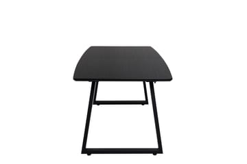 Inca Spisebord 160 cm Forlengningsbart - Sort - Møbler - Bord - Spisebord & kjøkkenbord
