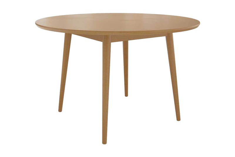 Ingram Rundt Spisebord i Tre med Eik-utseende, Beige