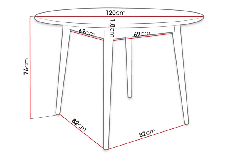 Ingram Spisebord - Møbler - Bord - Spisebord & kjøkkenbord