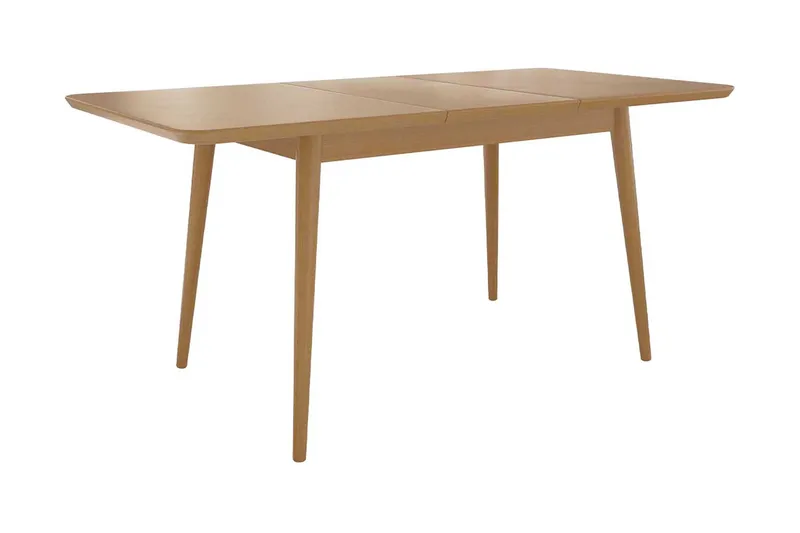 Ingram Utvidbart Rektangulært Spisebord 140 cm i Tre med Malt Tre-utseende - Svart - Møbler - Bord - Spisebord & kjøkkenbord