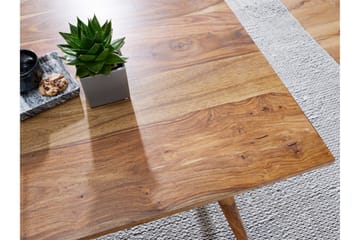 Iviana Spisebord 80 cm i Tre med Valnøttutseende - Brun - Møbler - Bord - Spisebord & kjøkkenbord