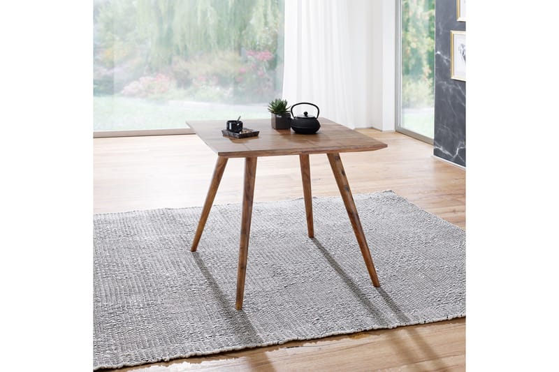 Iviana Spisebord 80 cm i Tre med Valnøttutseende - Brun - Møbler - Bord - Spisebord & kjøkkenbord