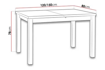 Jeni Matbord NO_BRAND Wood VALUE_MISSING_3 - Møbler - Bord - Spisebord & kjøkkenbord