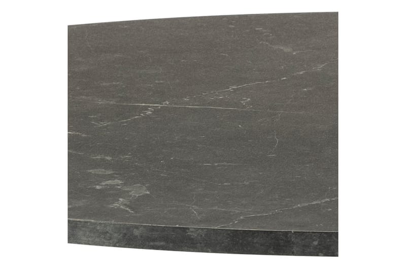 Jora Rundt Spisebord 110 cm med Marmorutseende - Svart - Møbler - Bord - Spisebord & kjøkkenbord