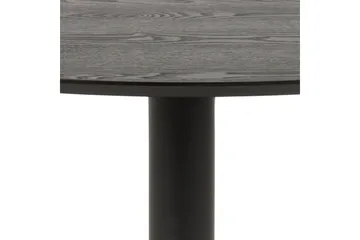 Jora Spisebord 110 cm Rundt - Svart/Matt Svart - Møbler - Bord - Spisebord & kjøkkenbord