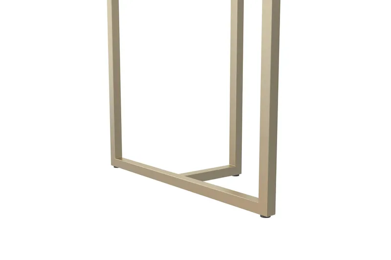 Kaiti Rektangulært Spisebord 163 cm med Marmorutseende - Hvit - Møbler - Bord - Spisebord & kjøkkenbord
