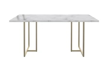 Kaiti Spisebord Marmor - Hvit - Møbler - Bord - Spisebord & kjøkkenbord