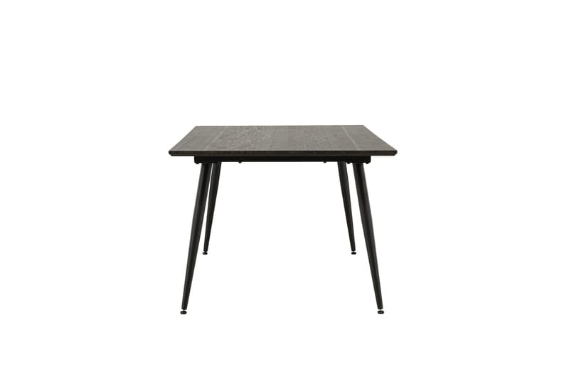 Keholmen Stort Rektangulært Spisebord 220 cm med Valnøtt- og Metallutseende - Brun - Møbler - Bord - Spisebord & kjøkkenbord