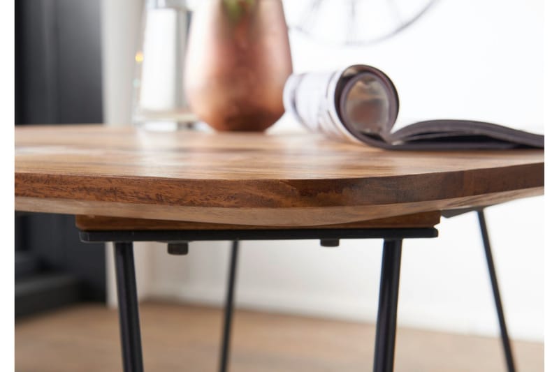 Kristl Spisebord 80 cm - Brun - Møbler - Bord - Spisebord & kjøkkenbord