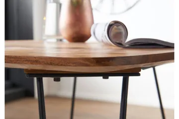 Kristl Spisebord 80 cm - Brun - Møbler - Bord - Spisebord & kjøkkenbord