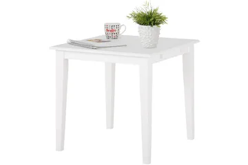 Laios Lite Kvadratisk Spisebord 80 cm i Tre - Hvit - Møbler - Bord - Spisebord & kjøkkenbord