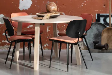 Lange Jan Forlengningsbart Spisebord 120 cm Rund - Eik - Møbler - Bord - Spisebord & kjøkkenbord