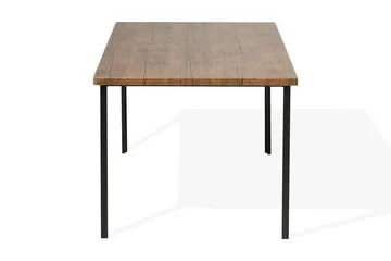 Laredo Rektangulært Spisebord 150 cm i Metall med Valnøttutseende - Mørkebrun - Møbler - Bord - Spisebord & kjøkkenbord