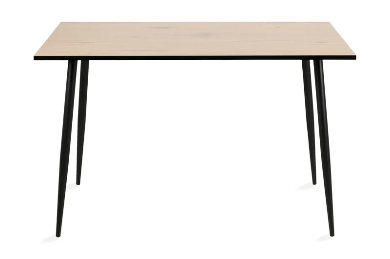 Lejone Rektangulært Spisebord 120 cm i Tre med Eik- og Metallutseende, Brun