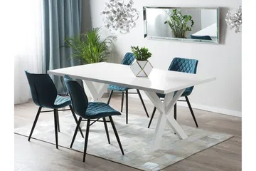 Lisala Spisebord 180 cm - Hvit - Møbler - Bord - Spisebord & kjøkkenbord