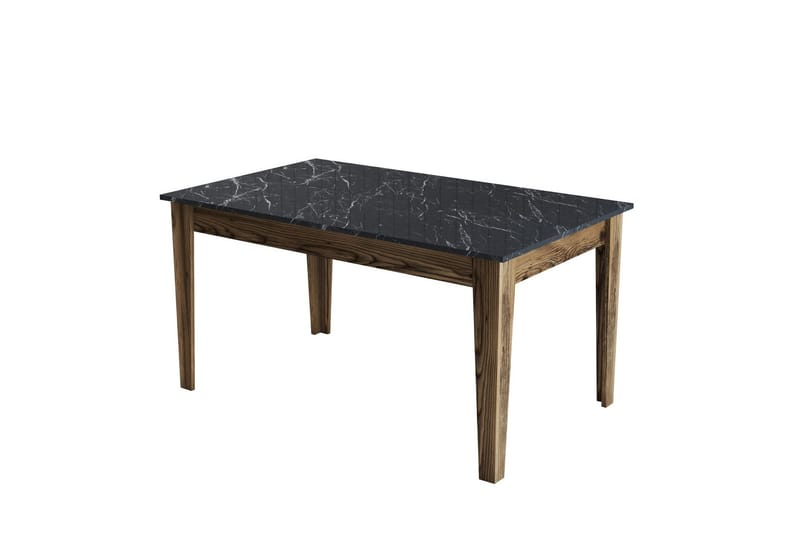 Lissione Spisebord 145x88 cm Brun/Svart, Hanah Home