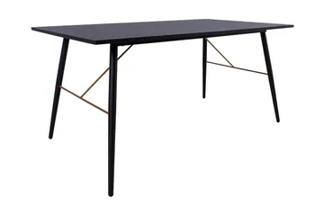 Luxembourg Spisebord Svart/Kobber - Møbler - Bord - Spisebord & kjøkkenbord