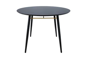 Luxemburg Matbord 100 cm Svart/Kopper Copper||Black - Møbler - Bord - Spisebord & kjøkkenbord