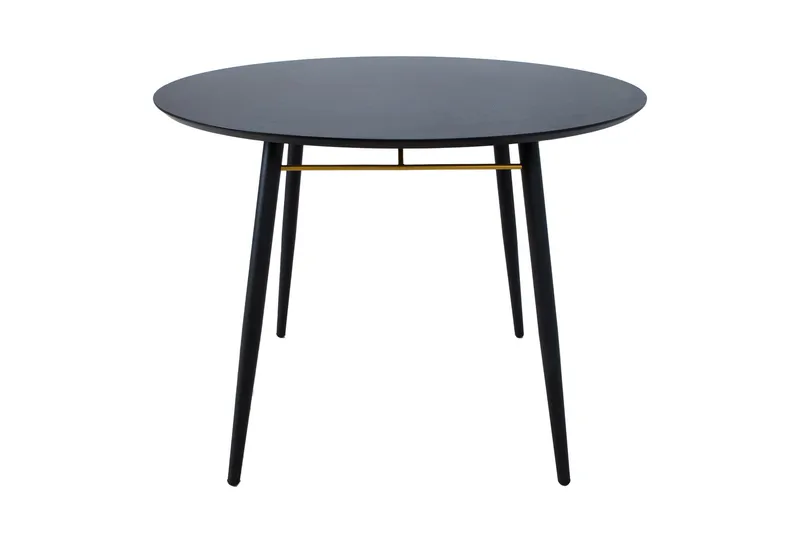 Luxemburg Matbord 100 cm Svart/Kopper Copper||Black