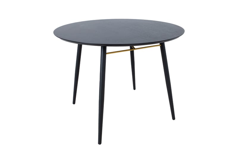 Luxemburg Matbord 100 cm Svart/Kopper Copper||Black - Møbler - Bord - Spisebord & kjøkkenbord