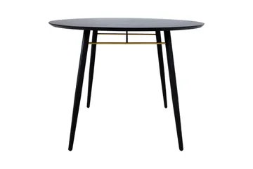 Luxemburg Matbord 100 cm Svart/Kopper NO_BRAND Copper||Black - Møbler - Bord - Spisebord & kjøkkenbord