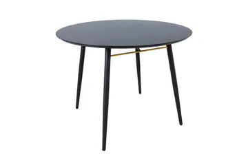 Luxemburg Matbord 100 cm Svart/Kopper NO_BRAND Copper||Black - Møbler - Bord - Spisebord & kjøkkenbord