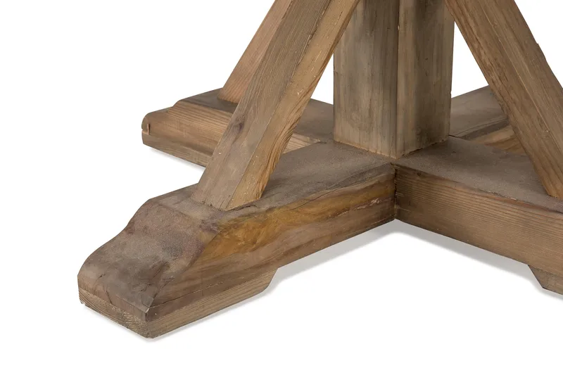 Lyon Vintage Rundt Spisebord 150 cm for 6 personer - Vintage / Alm / Tre - Møbler - Bord - Spisebord & kjøkkenbord