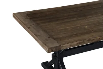 Lyon Premium uttrekkbart spisebord 200 cm Bloomington Natur, Black - Møbler - Bord - Spisebord & kjøkkenbord