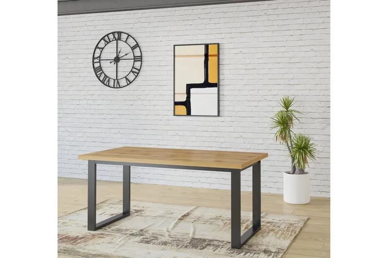 Malissa Forlengningsbart Spisebord 170/220 cm - Natur - Møbler - Bord - Spisebord & kjøkkenbord