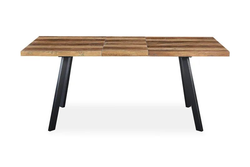 Marcelen Uttrekkbart Spisebord 140 cm Rektangulært i Tre med Ilegg, Brun