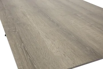 Marina Rektangulært Spisebord 180 cm i Tre med Eik- og Metallutseende - Gråbeige - Møbler - Bord - Spisebord & kjøkkenbord