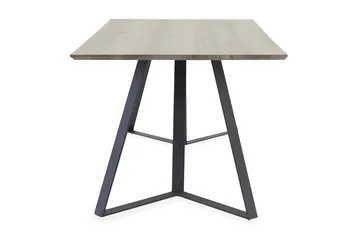 Marina Rektangulært Spisebord 180 cm i Tre med Eik- og Metallutseende - Gråbeige - Møbler - Bord - Spisebord & kjøkkenbord
