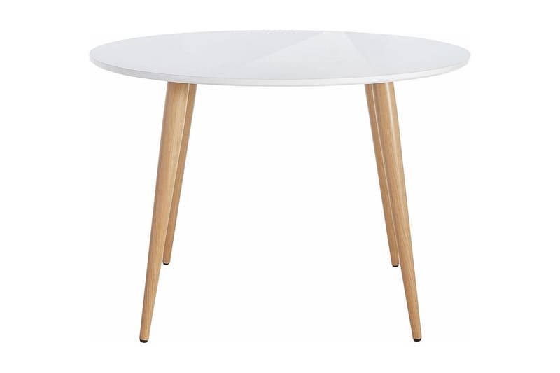 Martel Spisebord 110 cm - Hvit - Spisebord & kjøkkenbord