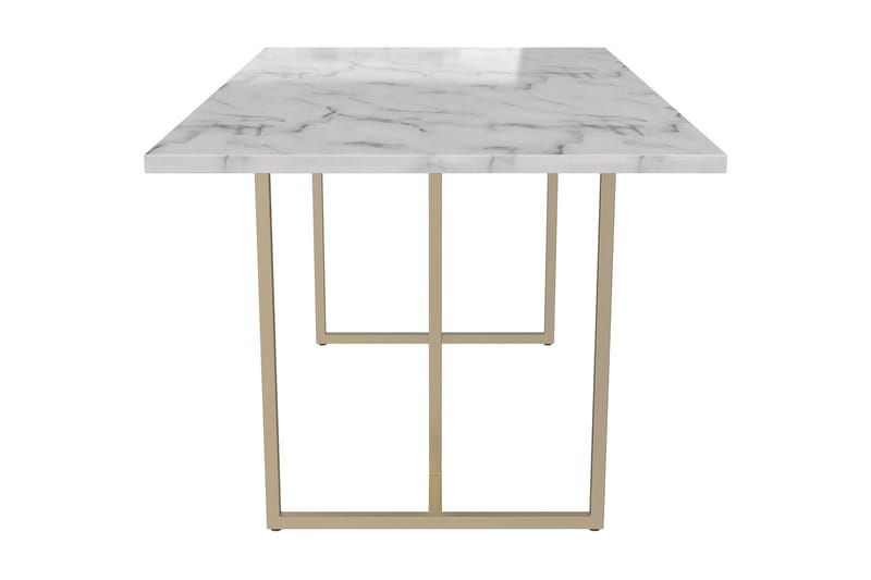 Matbord Astoria Marmor - Hvit - Spisebord & kjøkkenbord