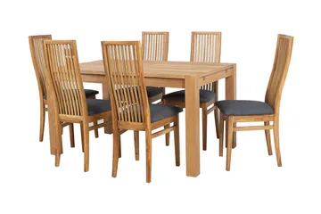 Matbord Brun, Grå - Møbler - Bord - Spisegruppe