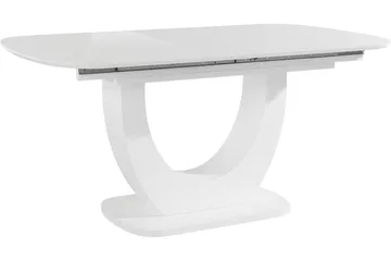 Melfort Ovalt Spisebord 160 cm - Hvit - Møbler - Bord - Spisebord & kjøkkenbord