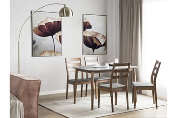 Modesto Spisebord 118 cm - Grå - Møbler - Bord - Spisebord & kjøkkenbord