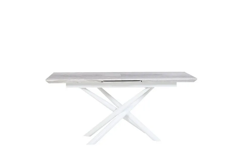 Moirax Spisebord 200 cm Sammenleggbart - Hvit - Møbler - Bord - Spisebord & kjøkkenbord