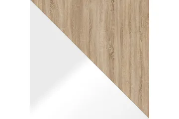 Nand Uttrekkbart Rektangulært Spisebord 120–160 cm i Tre - Hvit|Beige - Møbler - Bord - Spisebord & kjøkkenbord