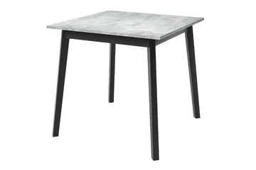 Narberth Lite Uttrekkbart Kvadratisk Spisebord 85 cm med Betong- og Metallutseende - Lysegrå - Møbler - Bord - Spisebord & kjøkkenbord