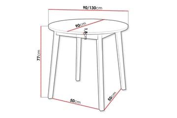 Narberth Spisebord - Hvid - Møbler - Bord - Spisebord & kjøkkenbord
