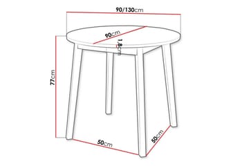 Narberth Spisebord - Svart - Møbler - Bord - Spisebord & kjøkkenbord