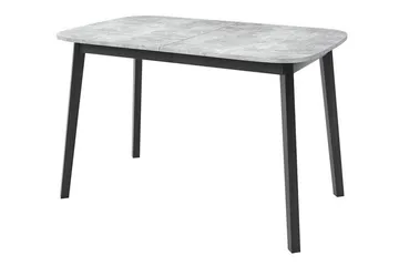 Narberth Uttrekkbart Ovalt Spisebord 130 cm med Betonglook - Lysegrå - Møbler - Bord - Spisebord & kjøkkenbord