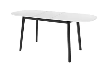 Narberth Uttrekkbart Ovalt Spisebord 150 cm med Tre- og Eikeutseende - Svart - Møbler - Bord - Spisebord & kjøkkenbord